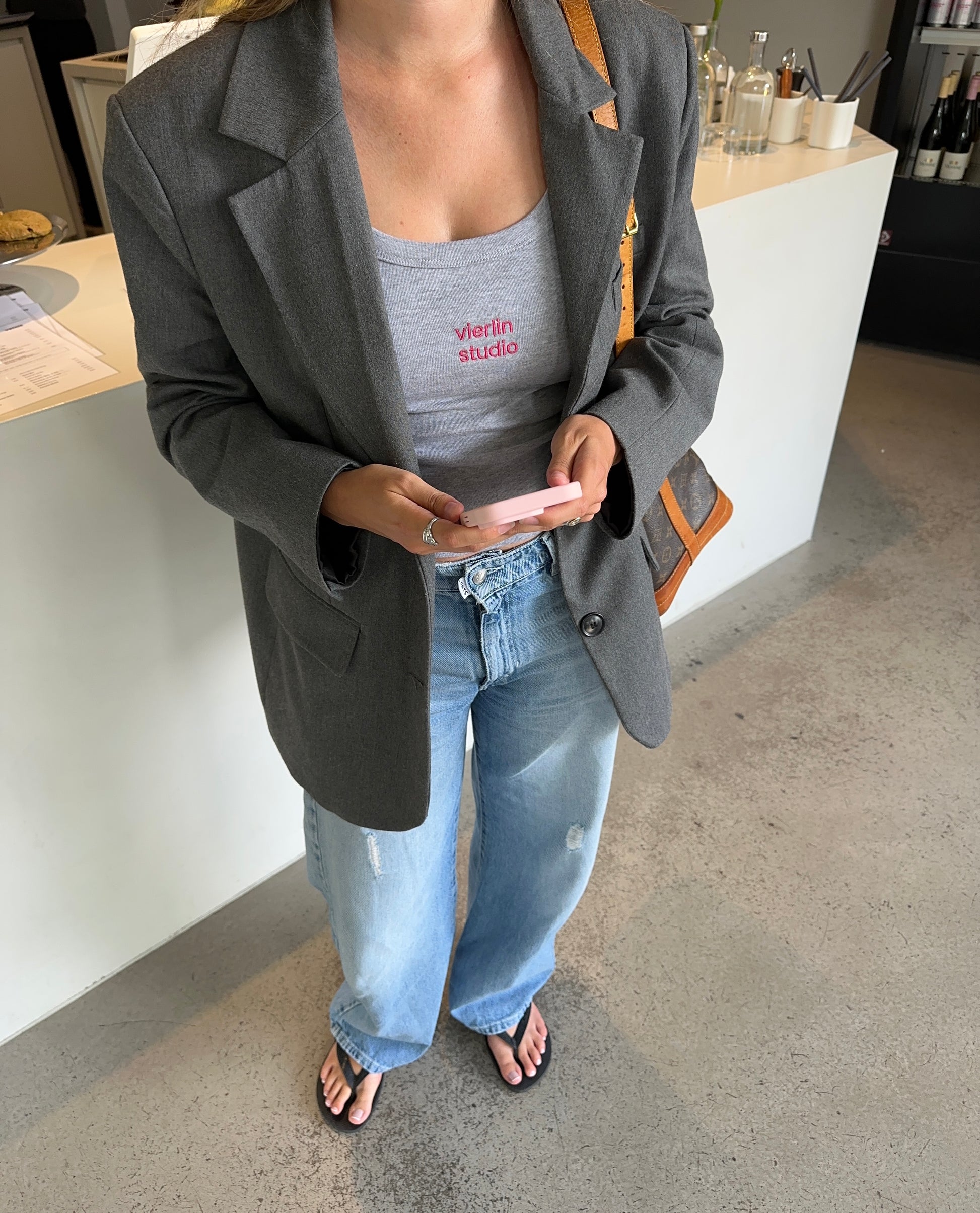 Linea Top Grey